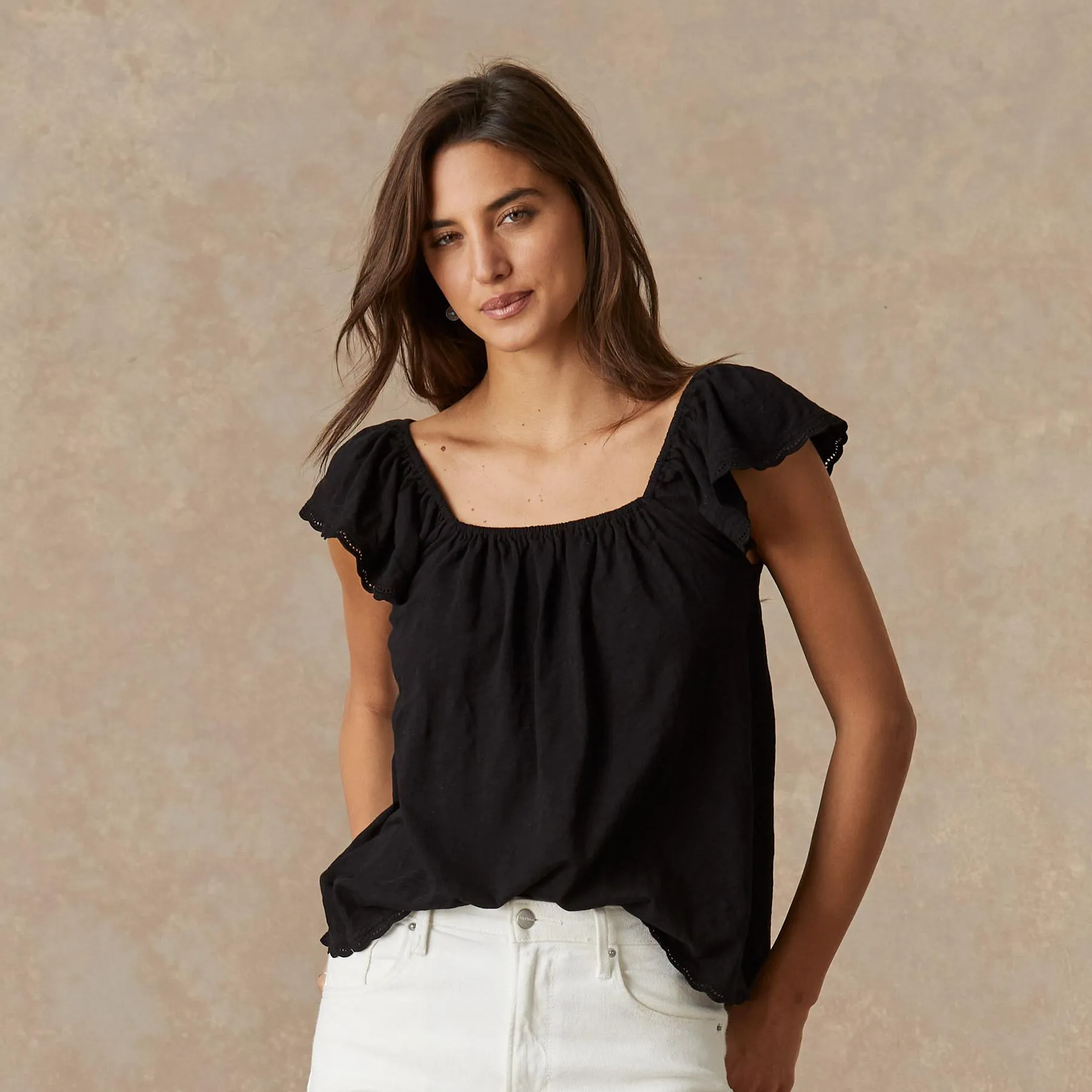 Kira Ruffle Top