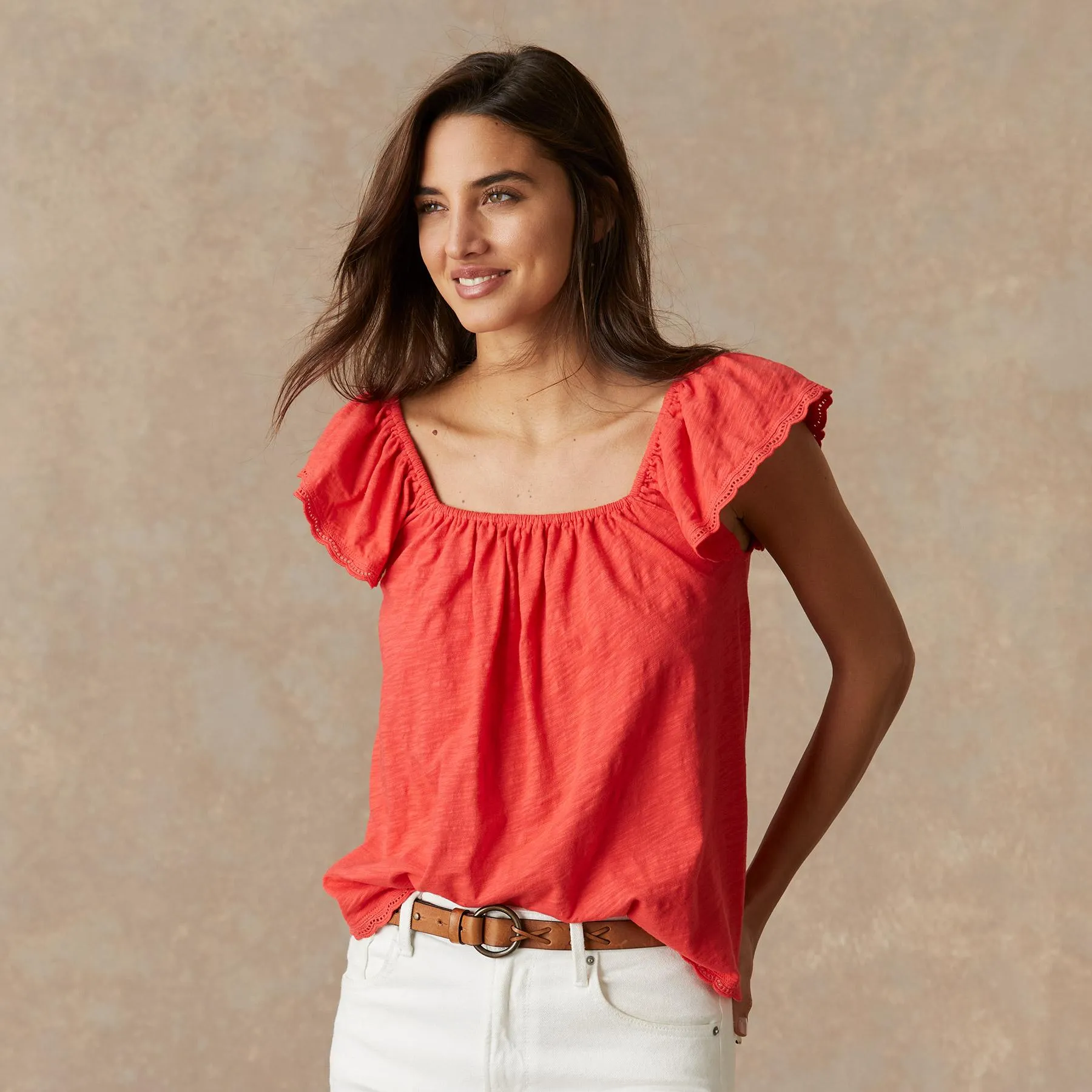 Kira Ruffle Top