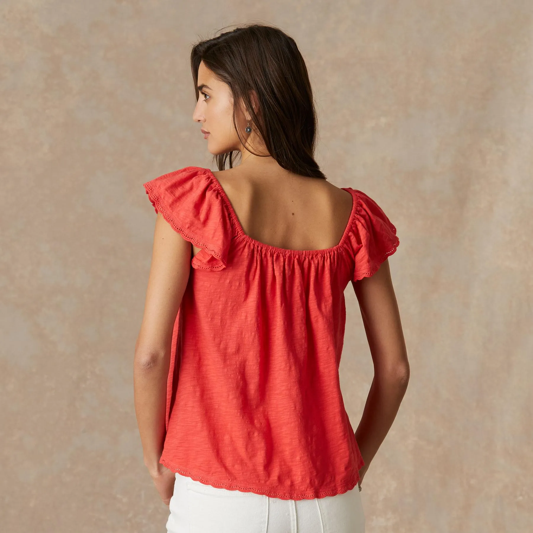 Kira Ruffle Top