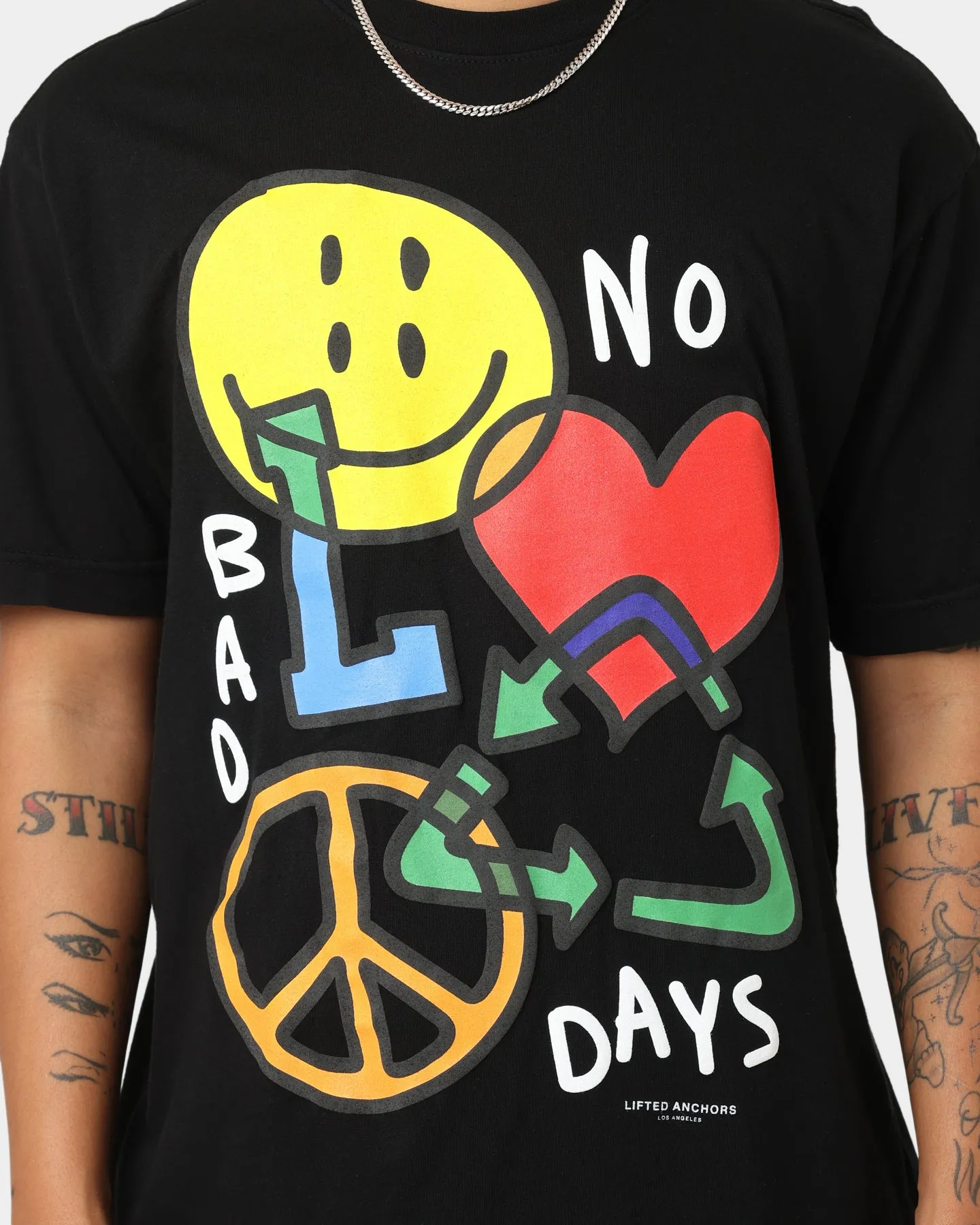 Lifted Anchors No Bad Days T-Shirt Black