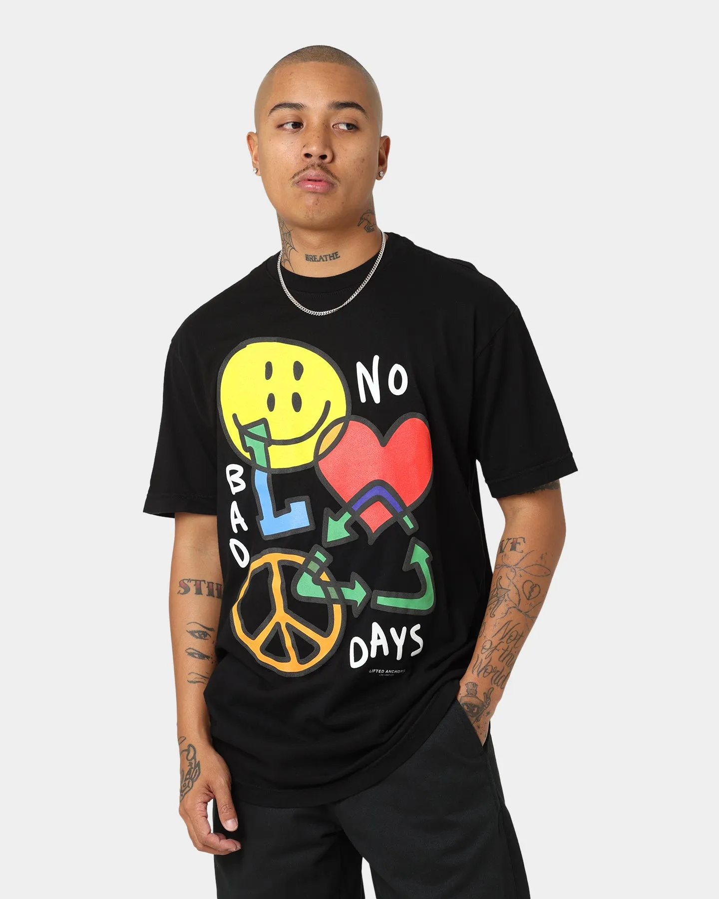 Lifted Anchors No Bad Days T-Shirt Black