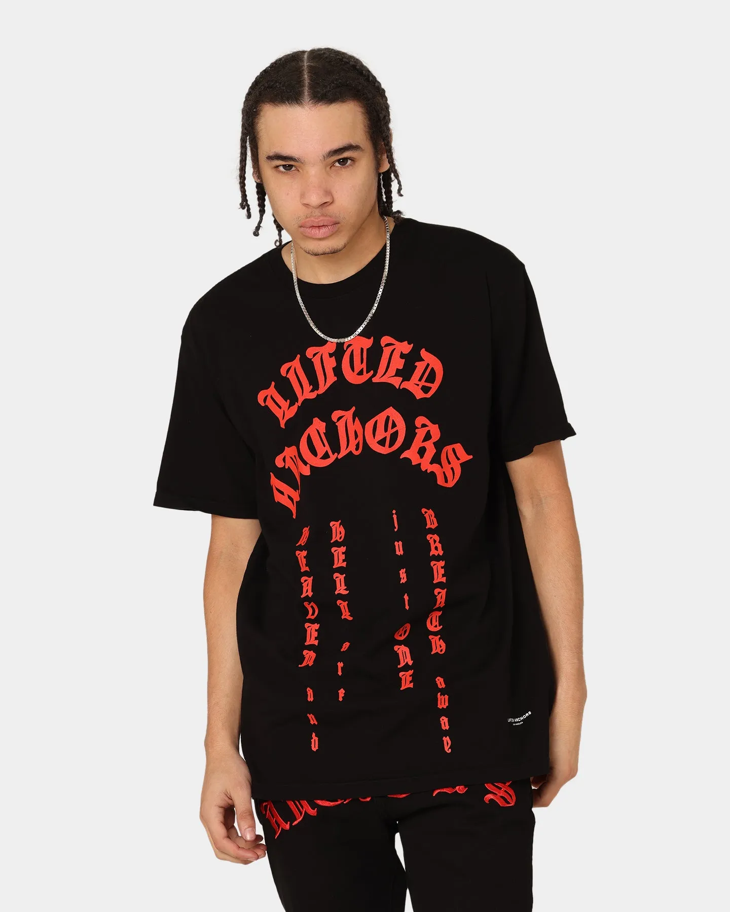 Lifted Anchors Tombstone T-Shirt Black