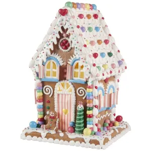 Lighted Gingerbread House