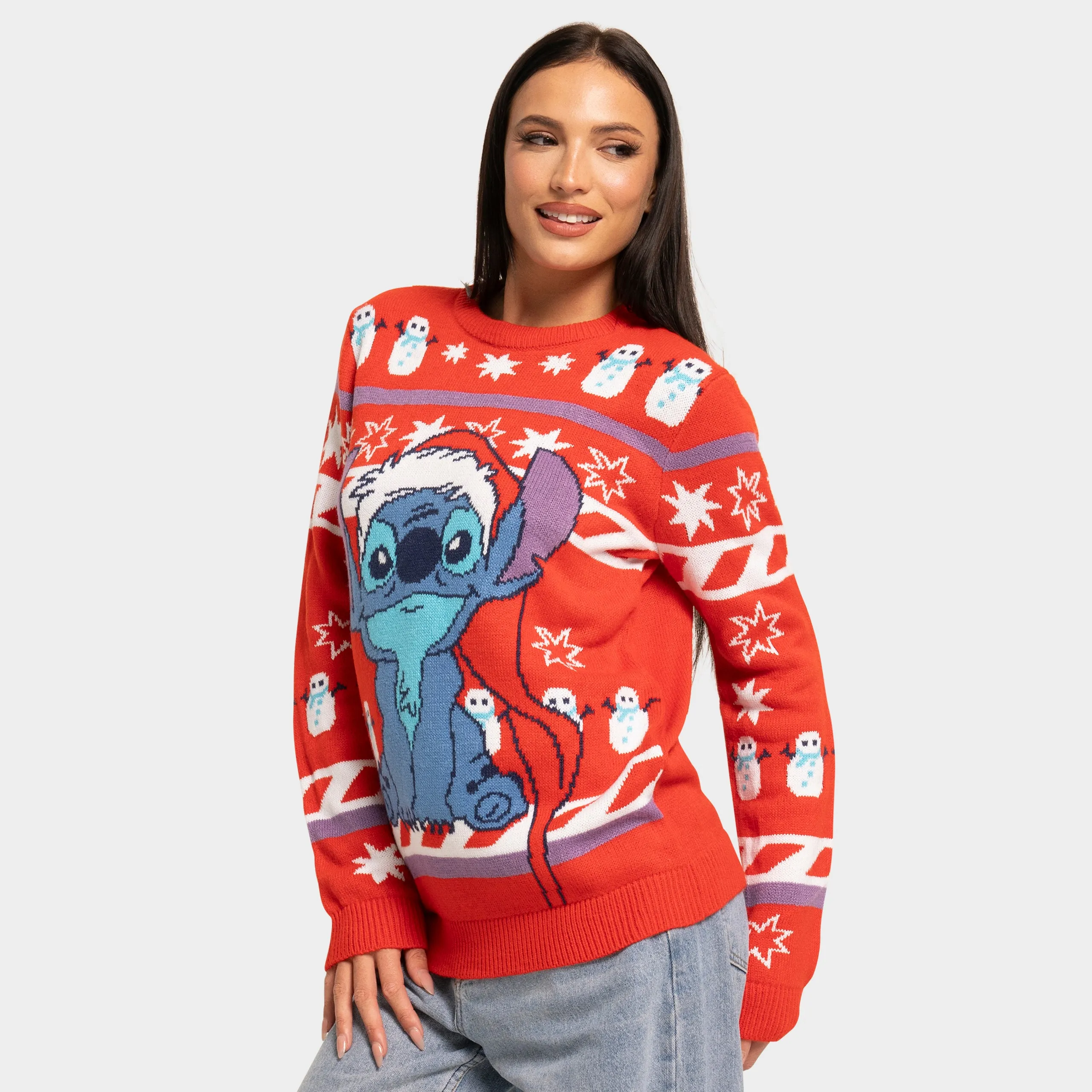 Lilo And Stitch Womens Christmas Jumper