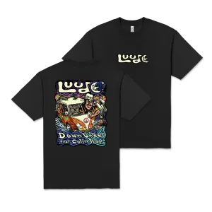 LUUDE / Down Under /  Glow In The Dark / Black T-Shirt