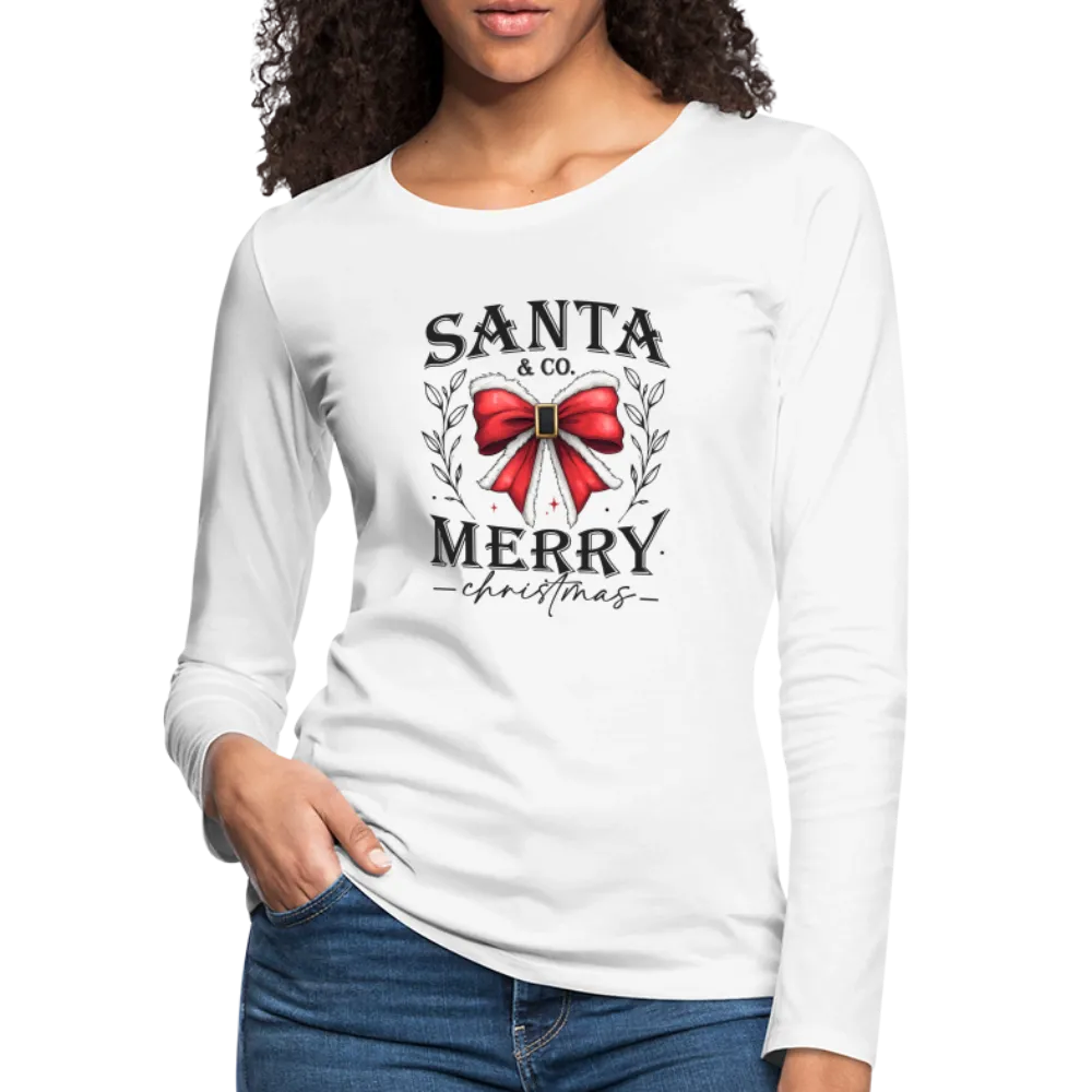 Merry Christmas Santa & Co Women's Premium Long Sleeve T-Shirt