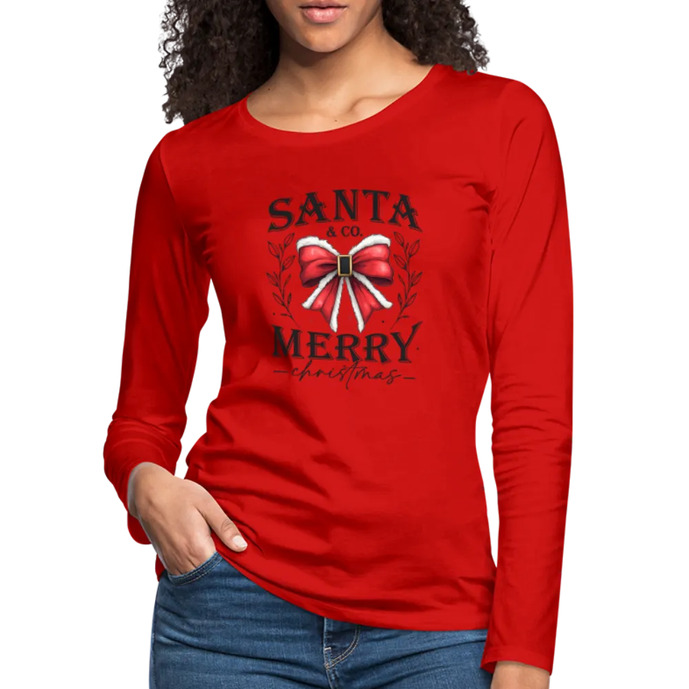 Merry Christmas Santa & Co Women's Premium Long Sleeve T-Shirt