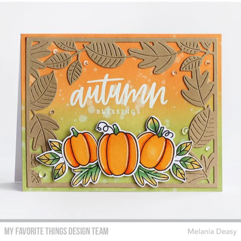 My Favorite Things Clear Stamps 4in x 8in - Autumn Blessings*