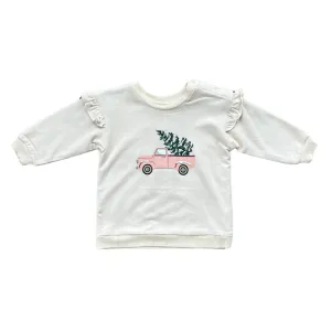 Pink Holiday Truck Sweatshirt