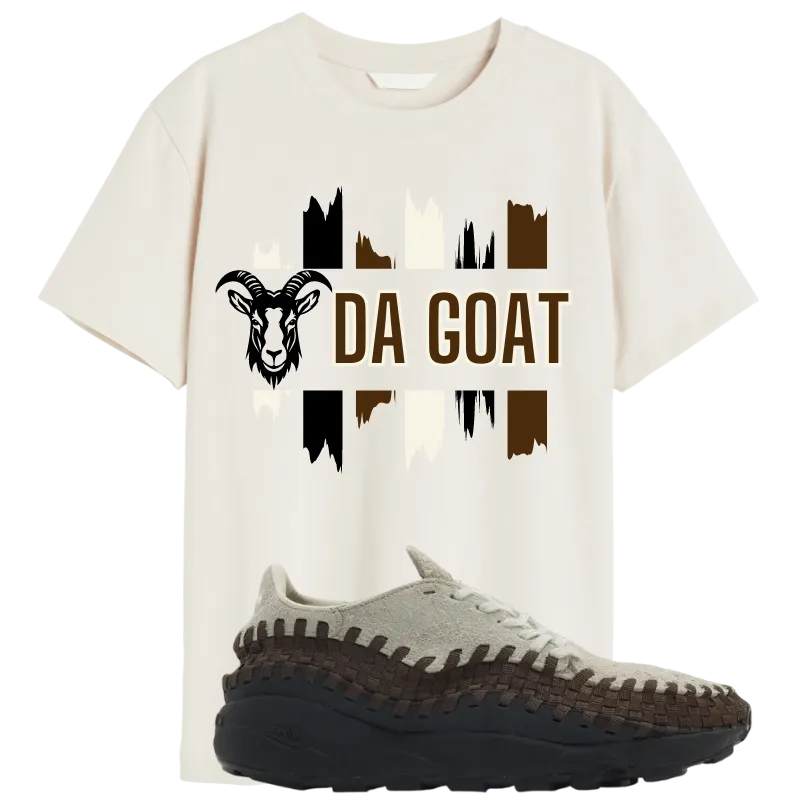 "Da Goat" T-shirt to Match Footscape Woven Phantom Earth Sneakers