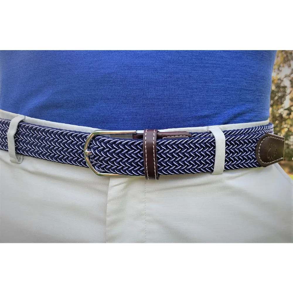 Roostas The Ponte Vedra Two Toned Woven Stretch Belt