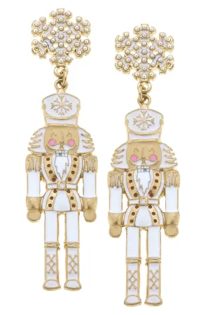 Snowflake Nutcracker Earring