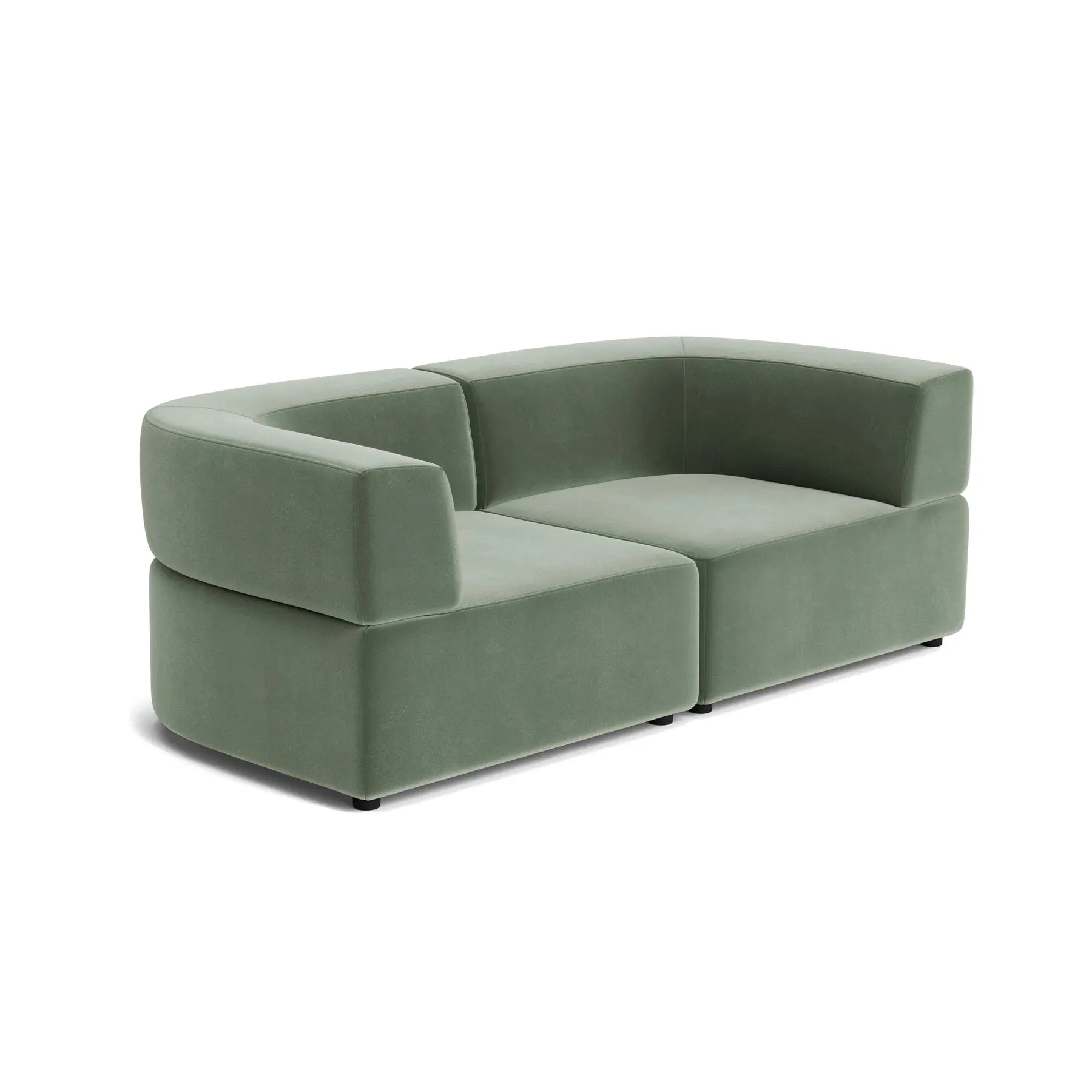 Stretch 3 Seater Sofa - Opal Ocean