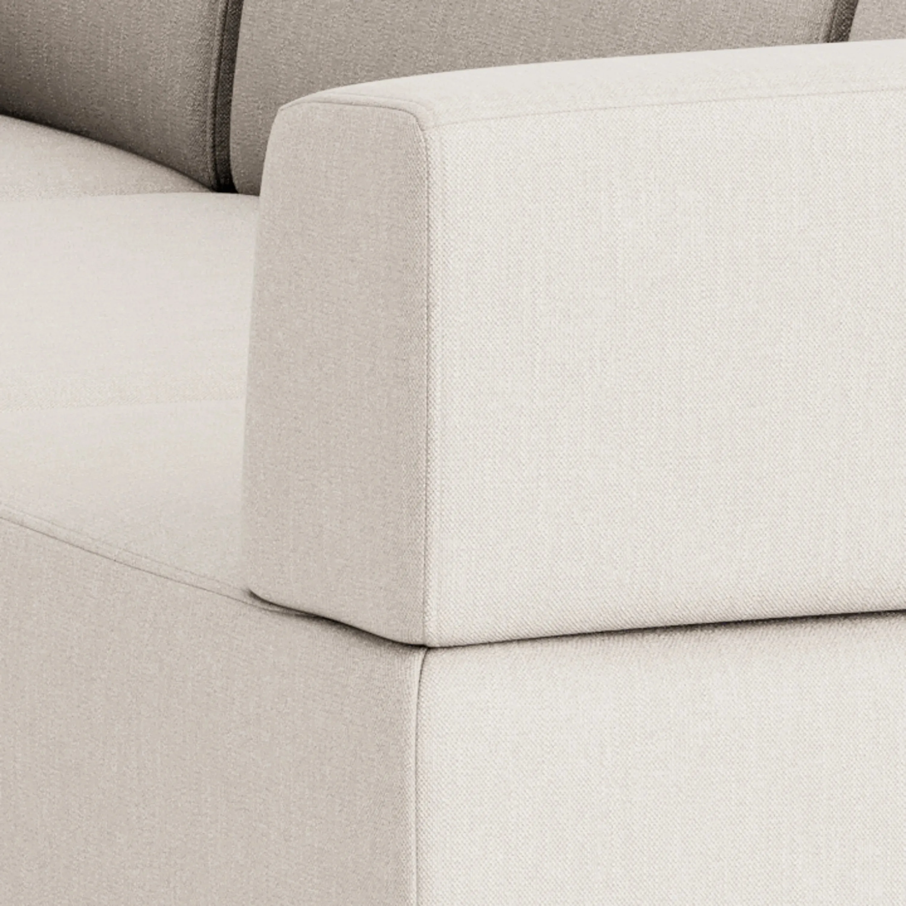 Stretch 4 Seater Sofa - Silex Off White