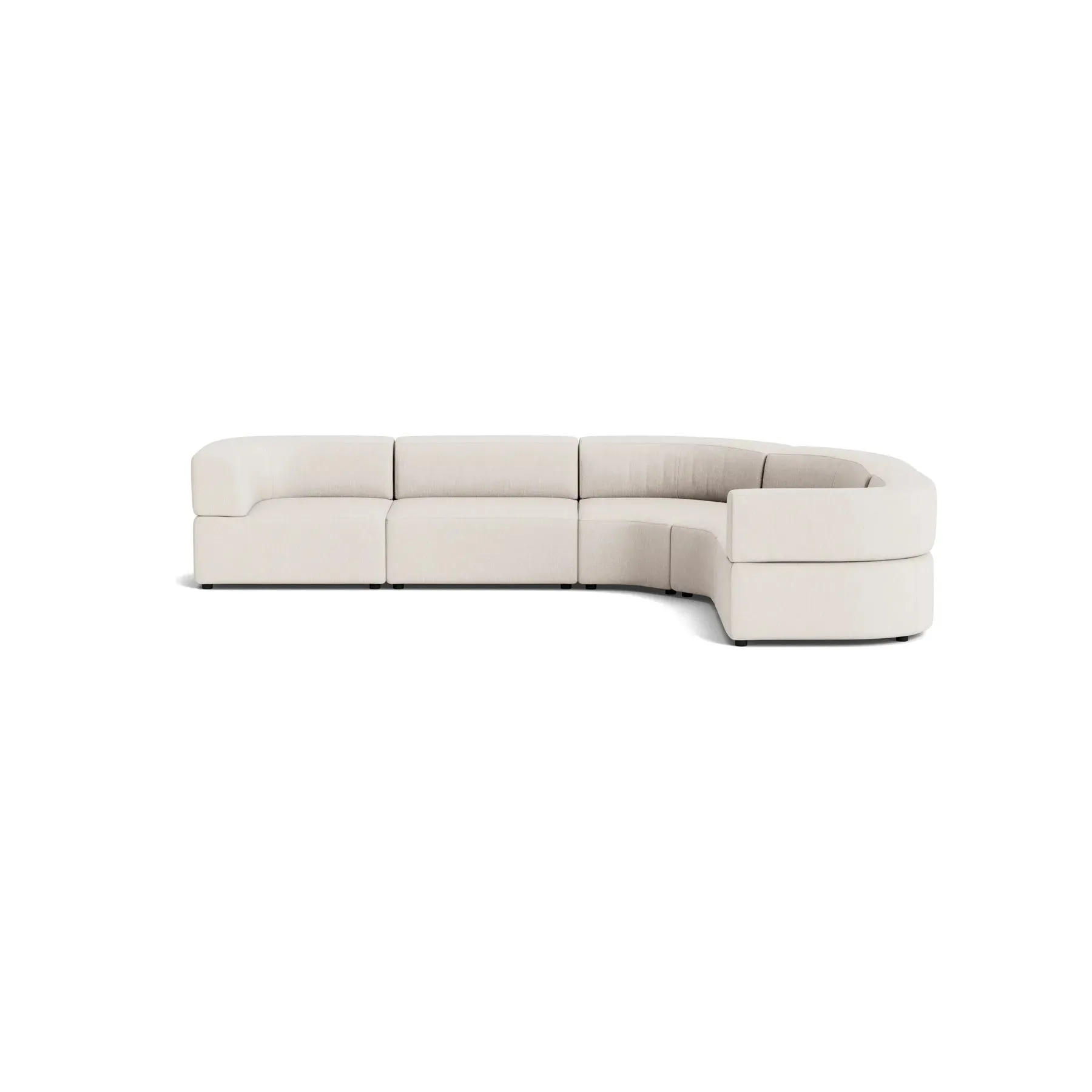 Stretch Angled Corner Sofa - Silex Off White