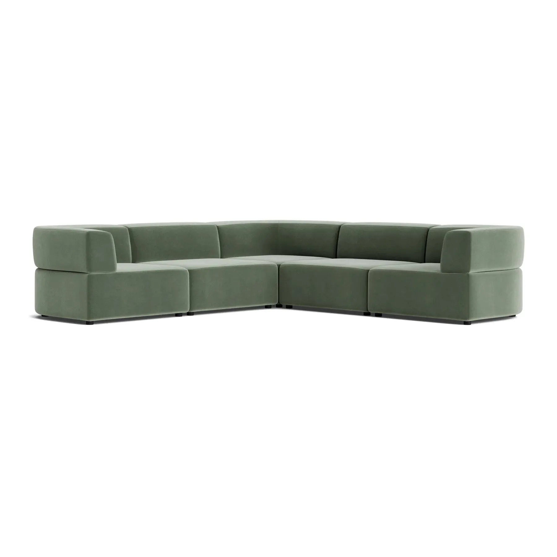 Stretch Corner Sofa - Opal Ocean