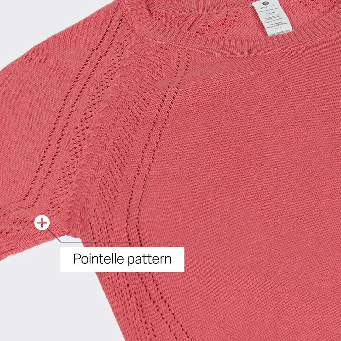 The At-Ease Cotton Knit Pointelle Top