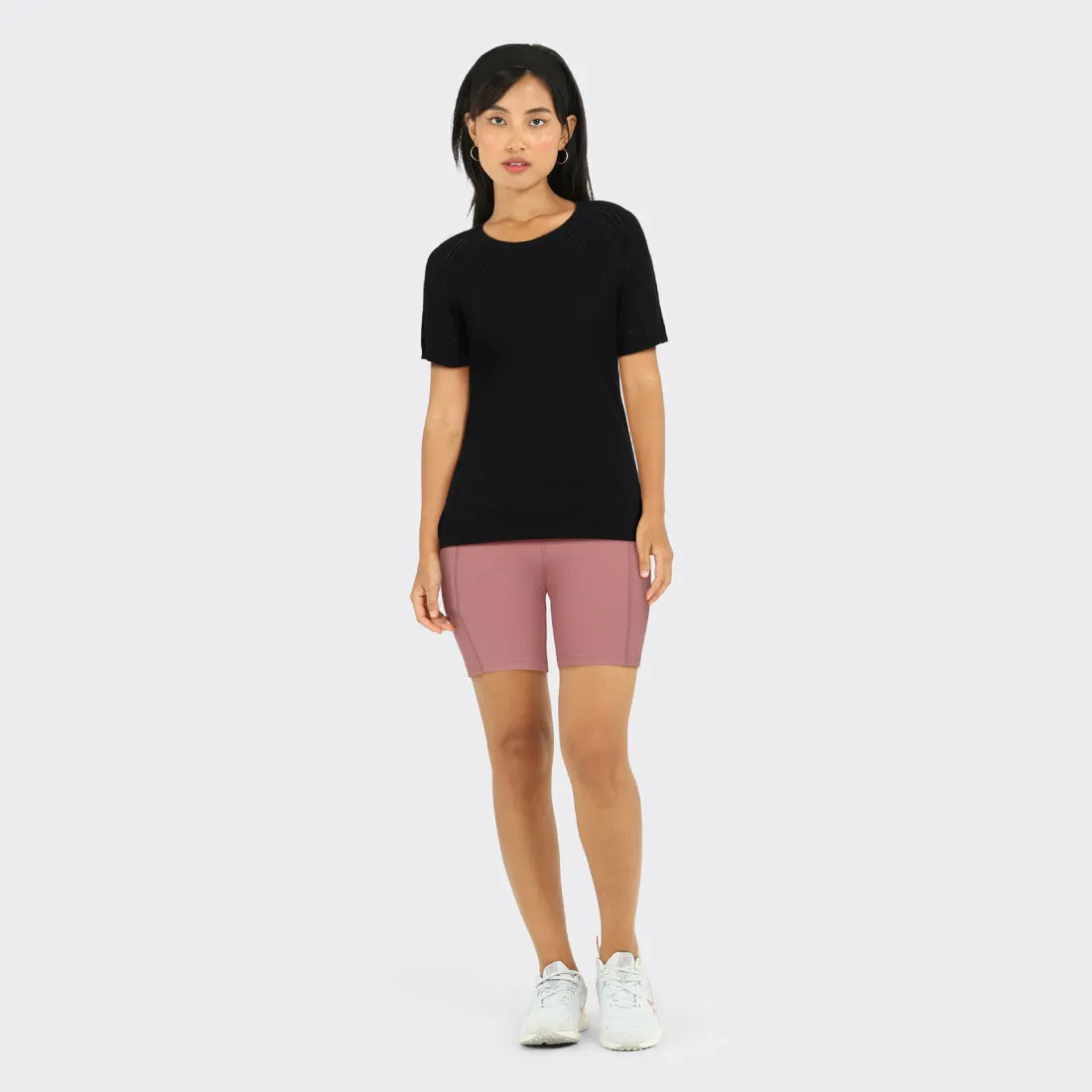 The At-Ease Cotton Knit Pointelle Top