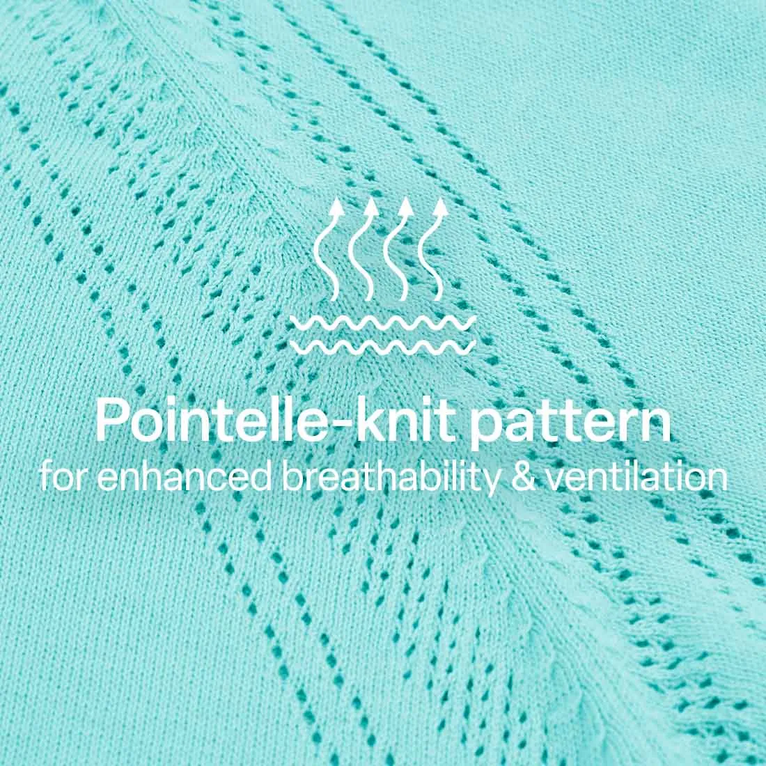 The At-Ease Cotton Knit Pointelle Top