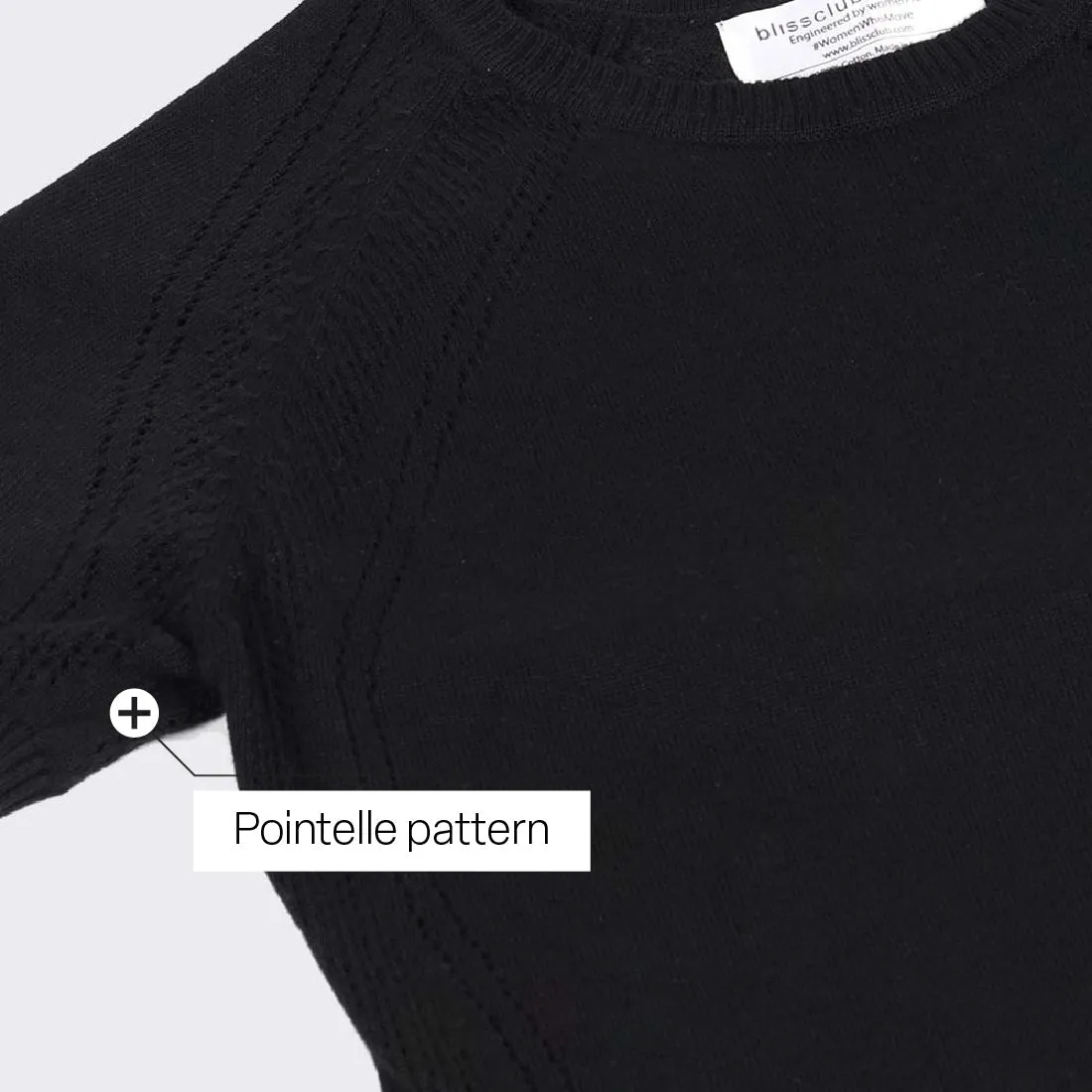 The At-Ease Cotton Knit Pointelle Top