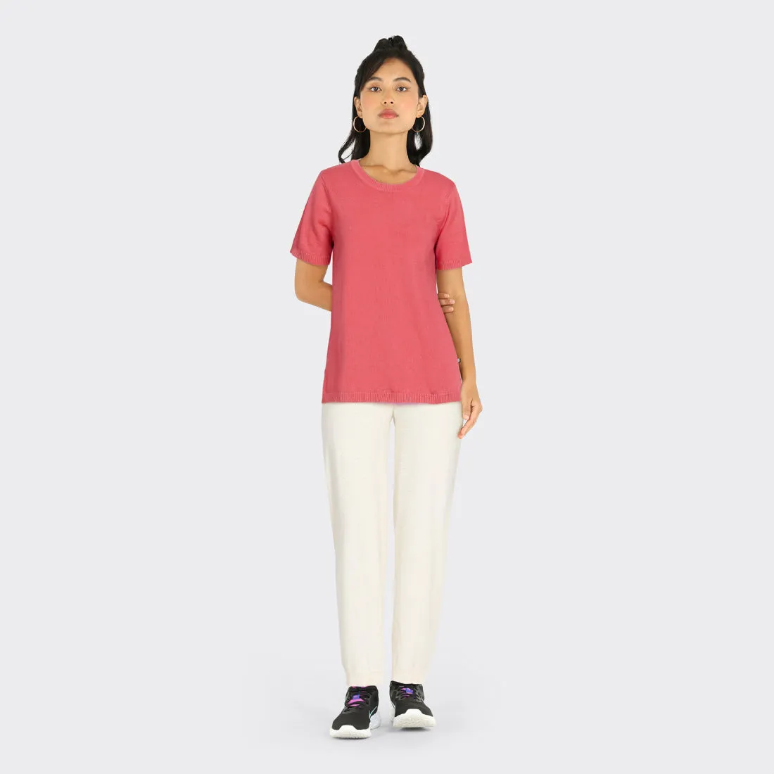 The At-Ease Cotton Knit Top