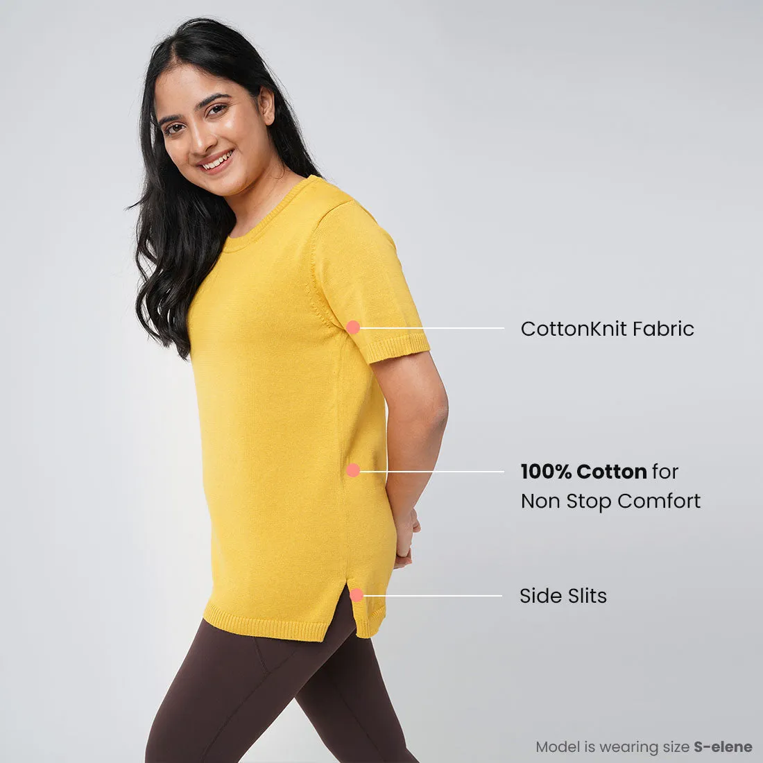 The At-Ease Cotton Knit Top