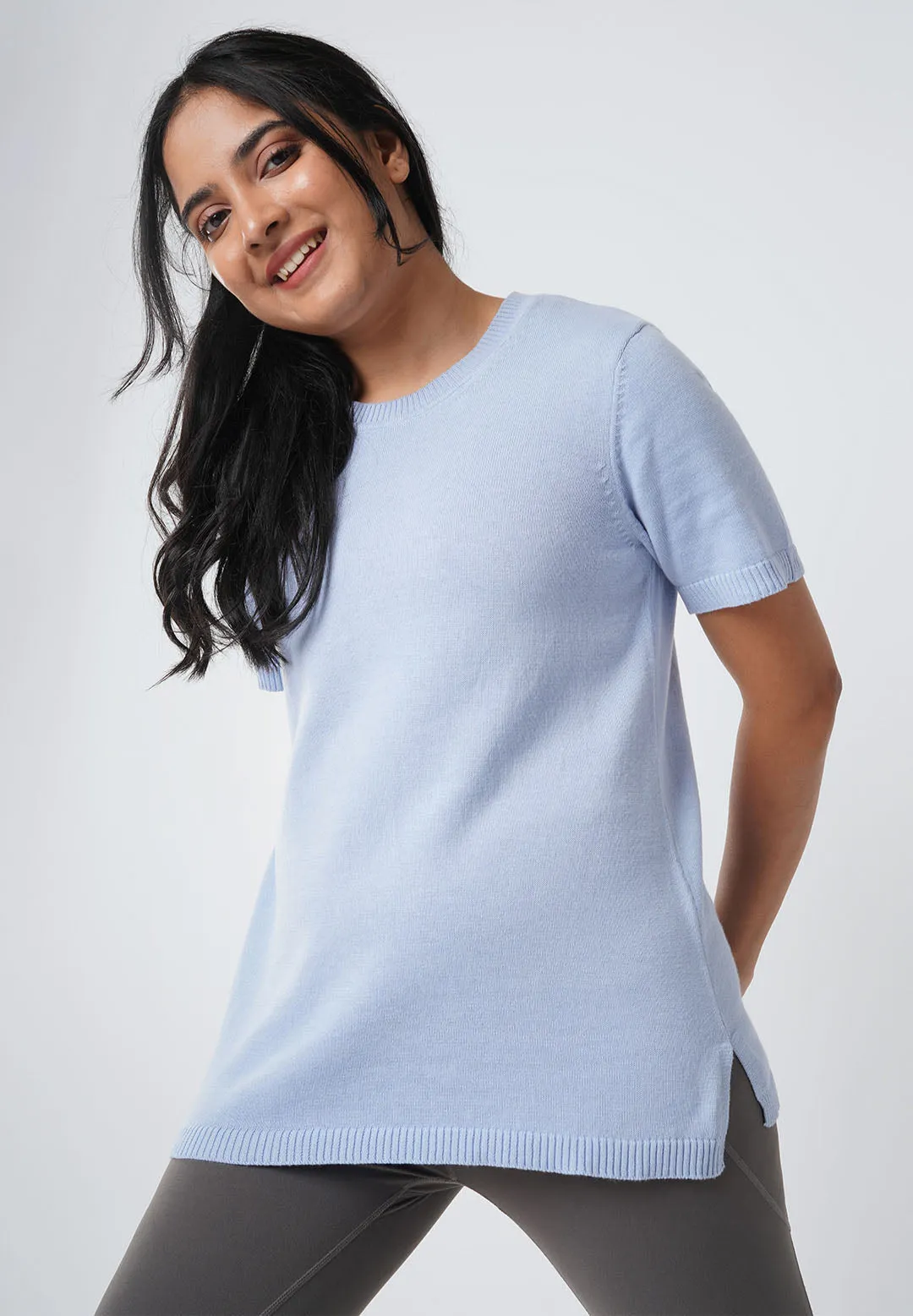 The At-Ease Cotton Knit Top