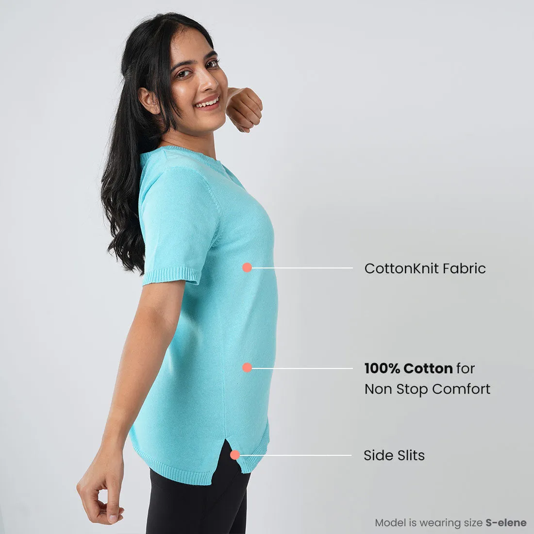 The At-Ease Cotton Knit Top