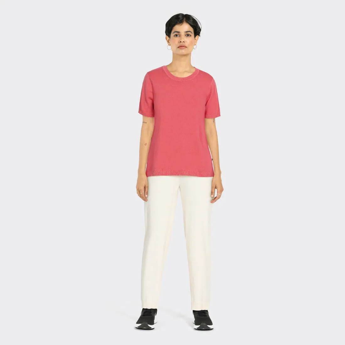 The At-Ease Cotton Knit Top