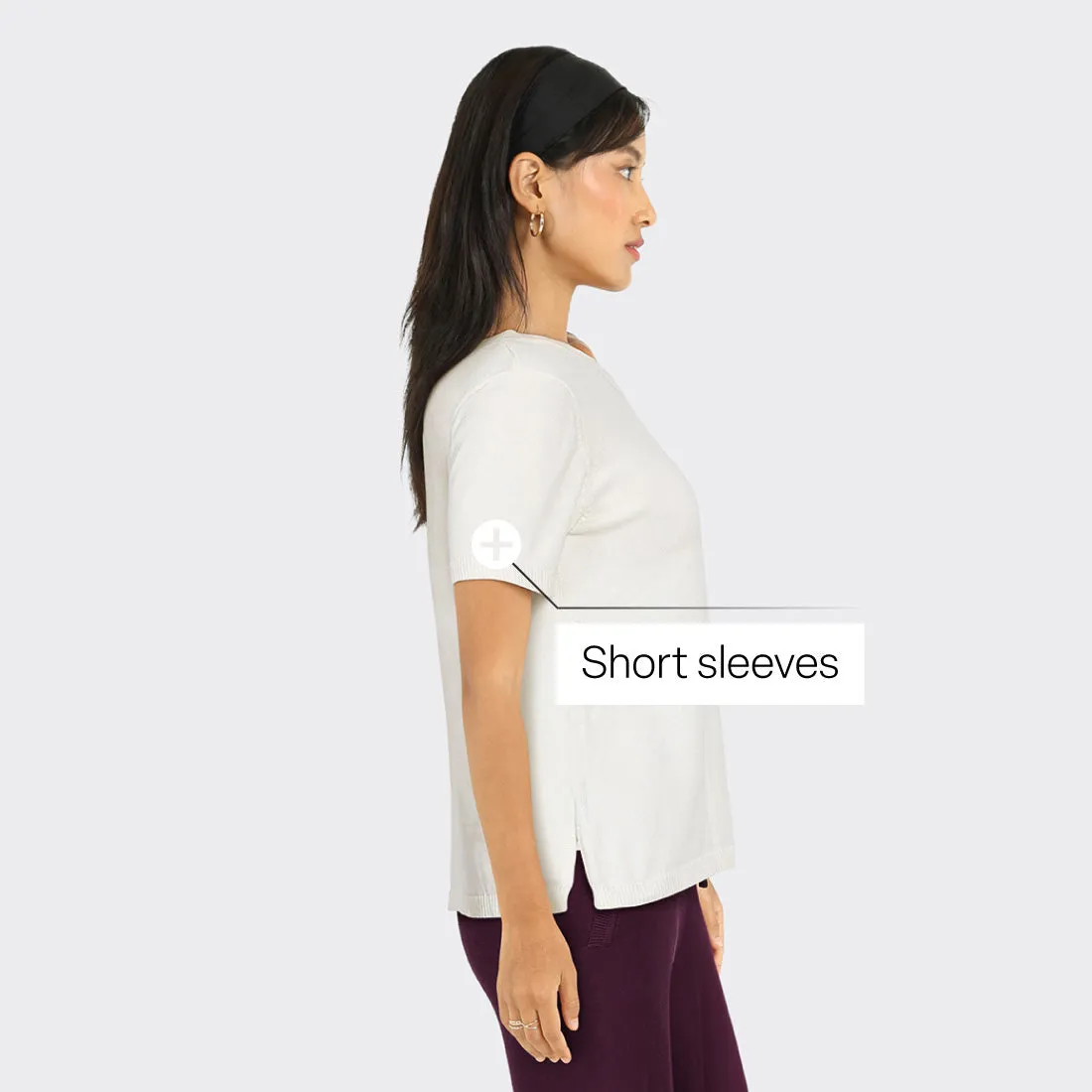 The At-Ease Cotton Knit Top