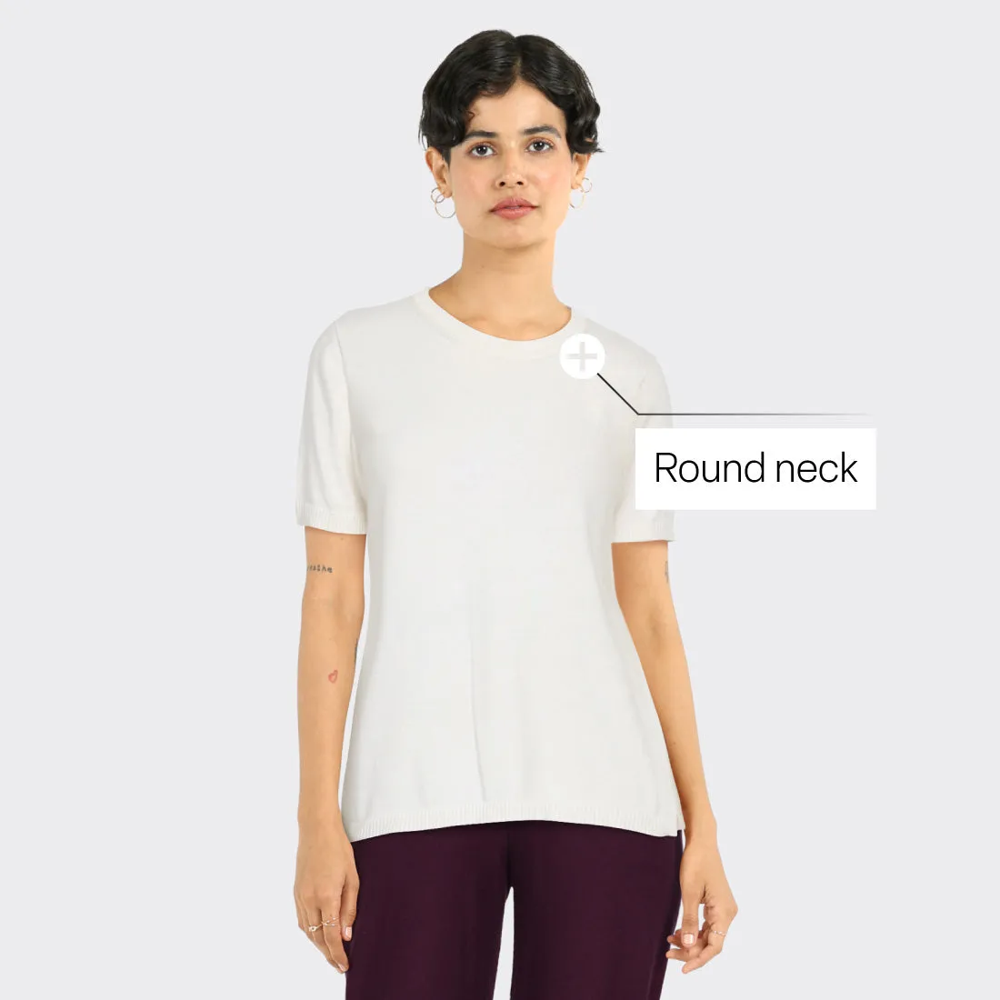 The At-Ease Cotton Knit Top