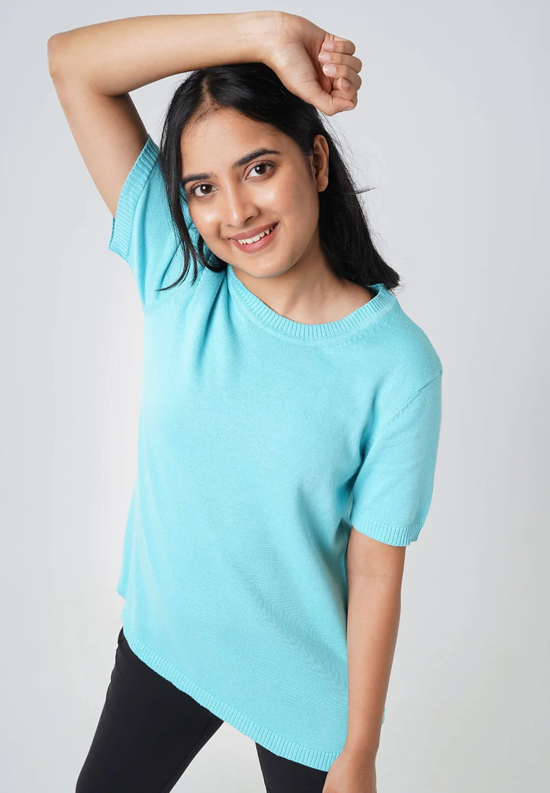 The At-Ease Cotton Knit Top