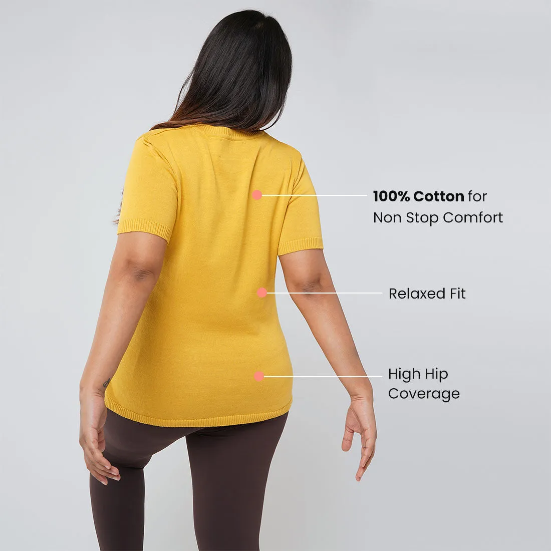 The At-Ease Cotton Knit Top