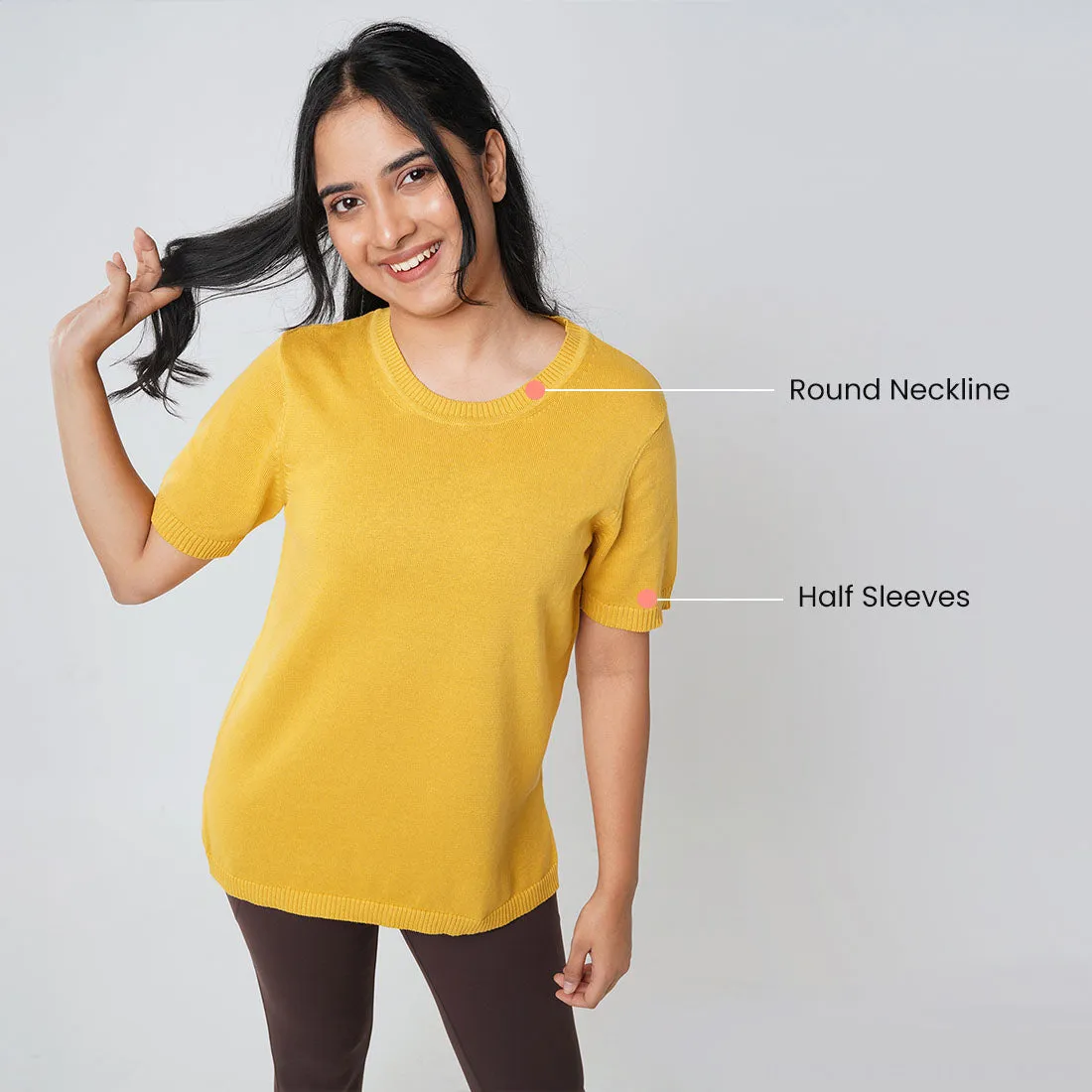 The At-Ease Cotton Knit Top