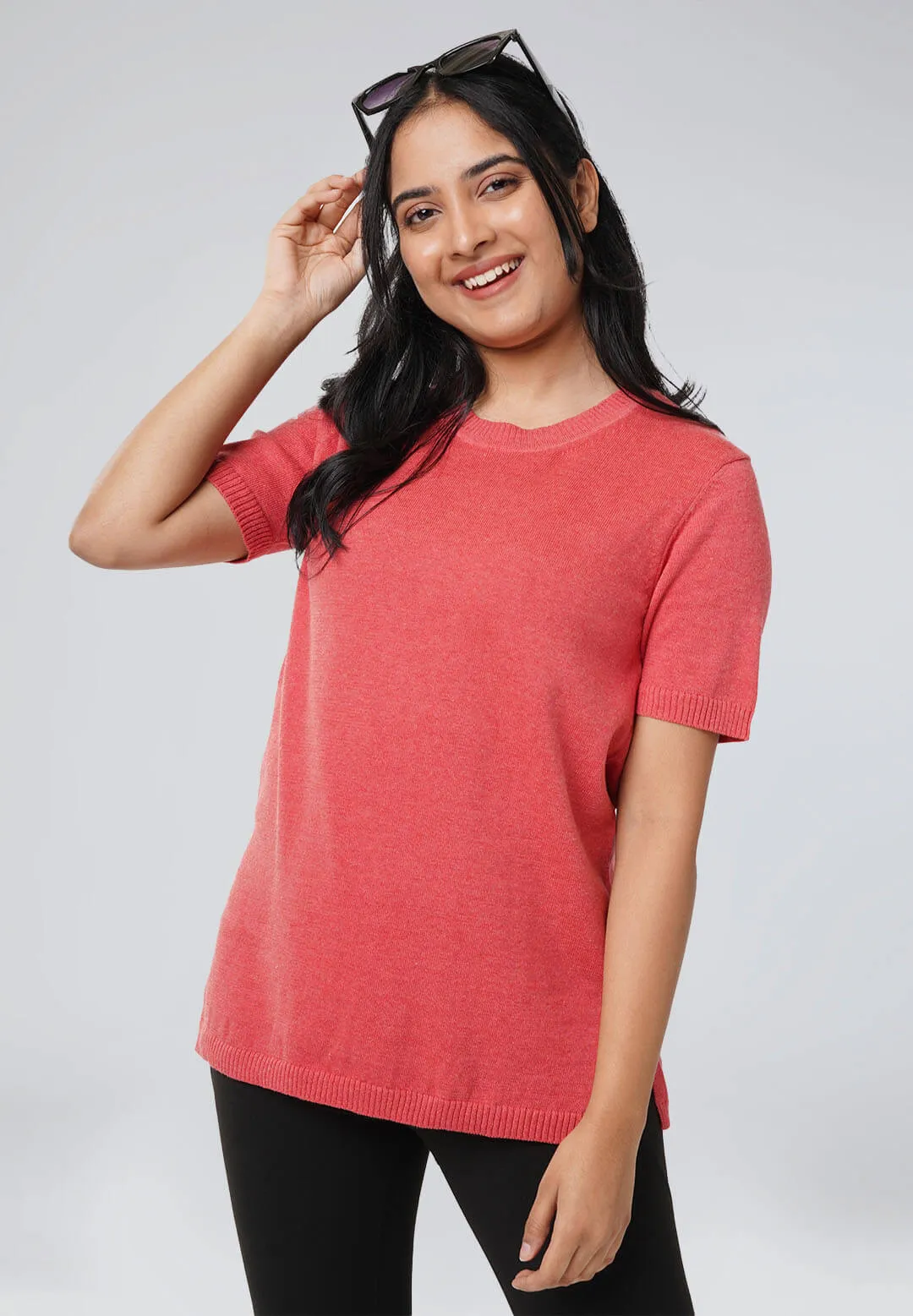 The At-Ease Cotton Knit Top