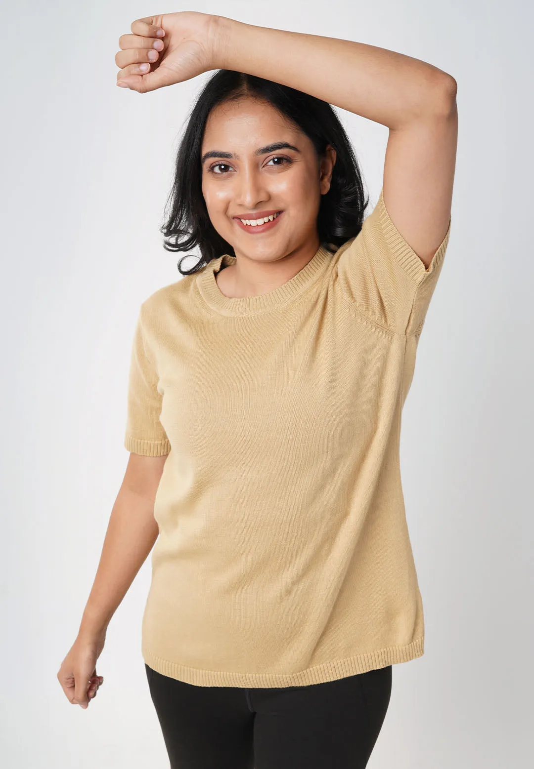 The At-Ease Cotton Knit Top