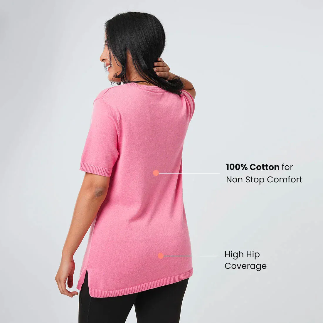 The At-Ease Cotton Knit Top