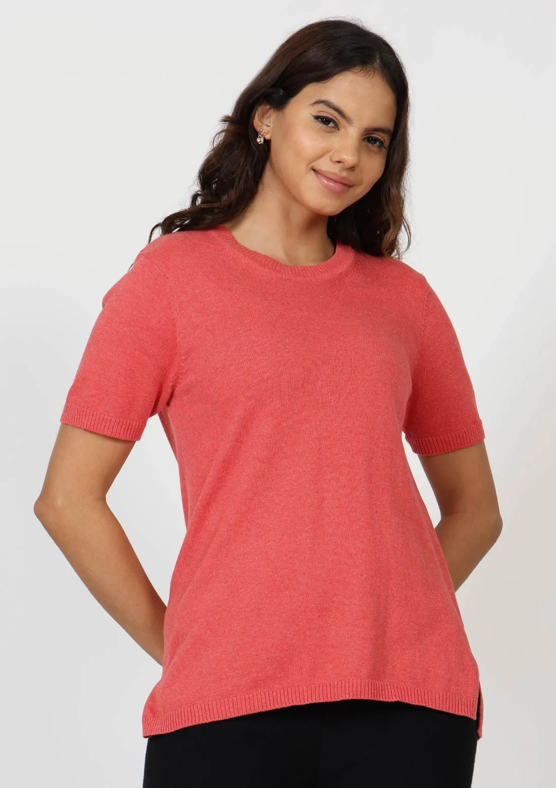 The At-Ease Cotton Knit Top