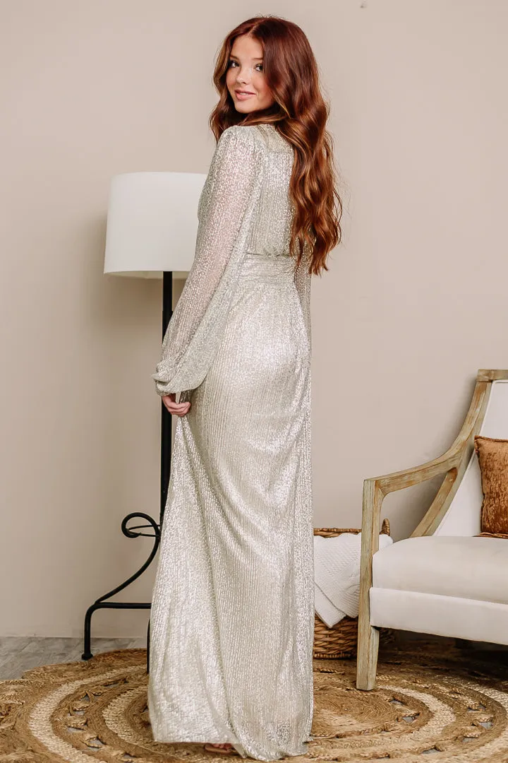 The Whole Room Sparkles Maxi Dress