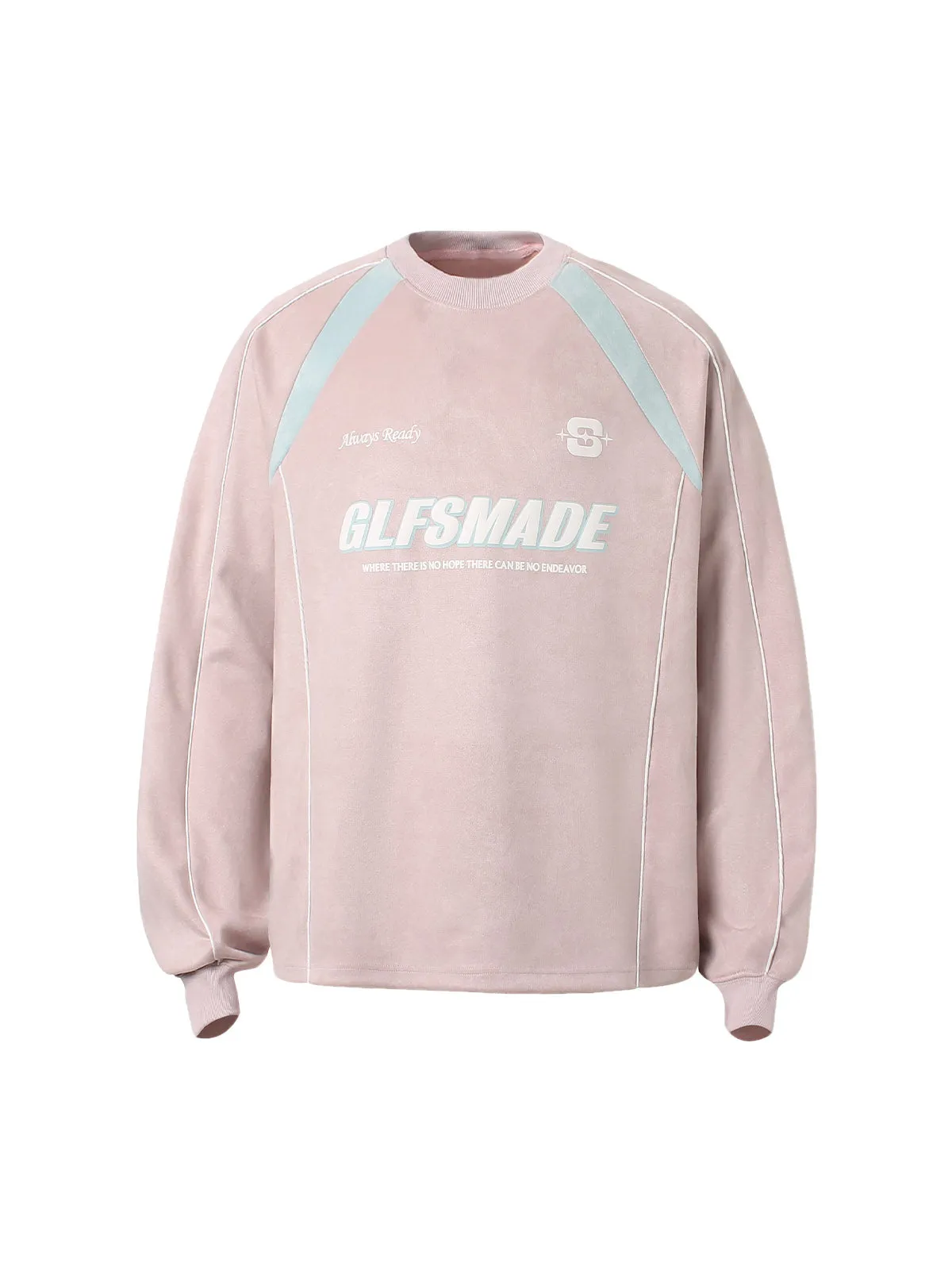 Thesupermade Contrast Color Stitching Long-sleeved T-shirt