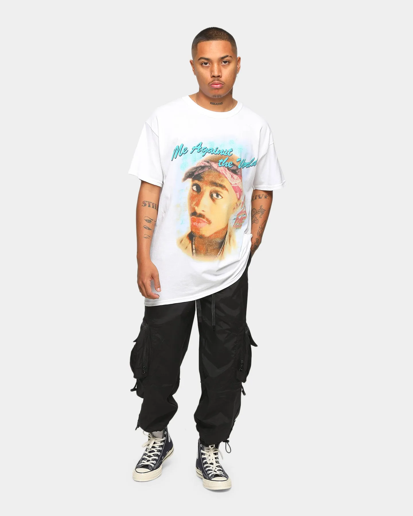 TUPAC Me Against The World Short-Sleeve T-Shirt White