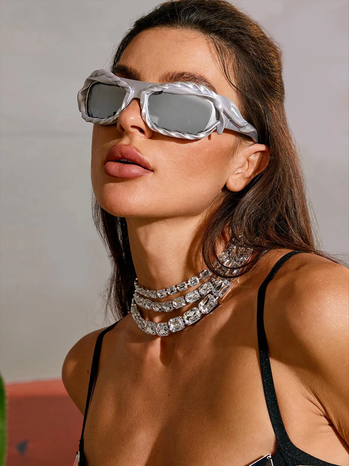 Vered Ruched Sunglasses