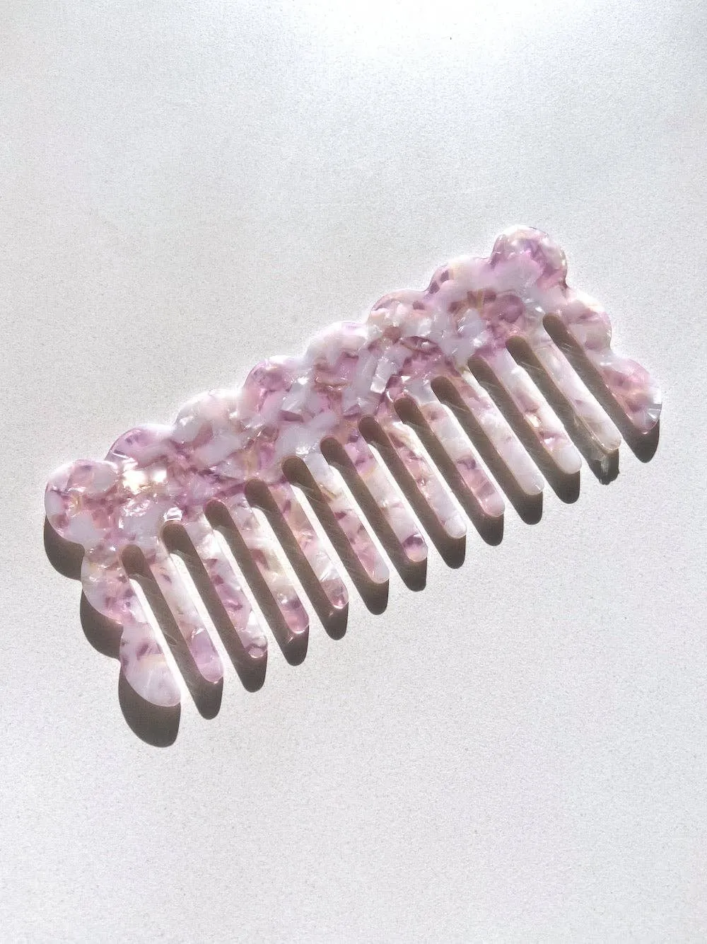 Wavy Acetate Hair Comb